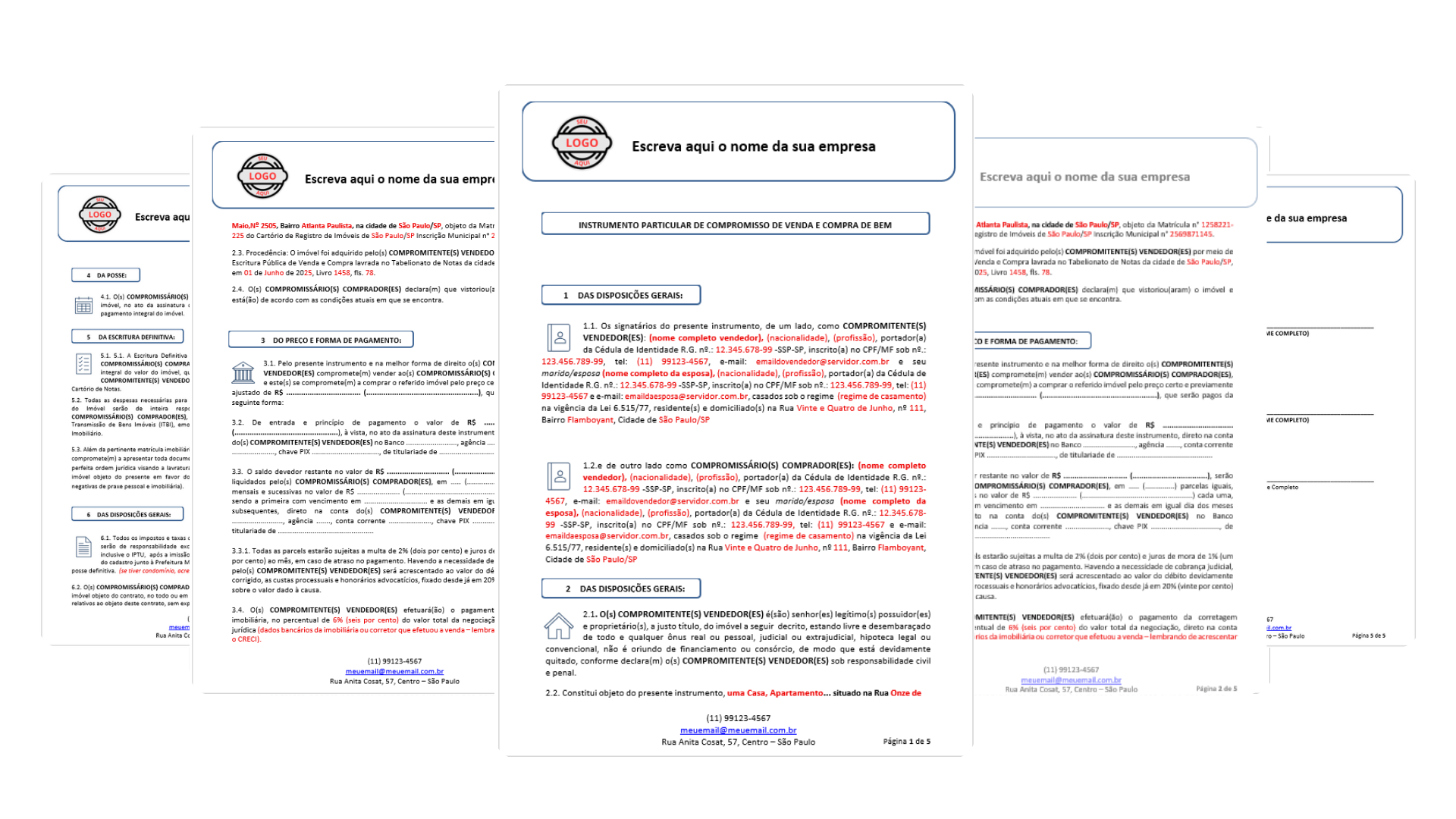 Mockup do Contrato de Namoro